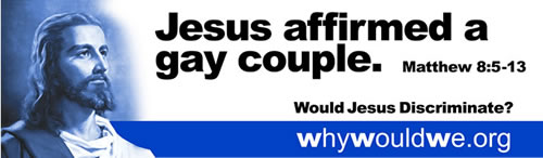 Jesus affirmed gay couple